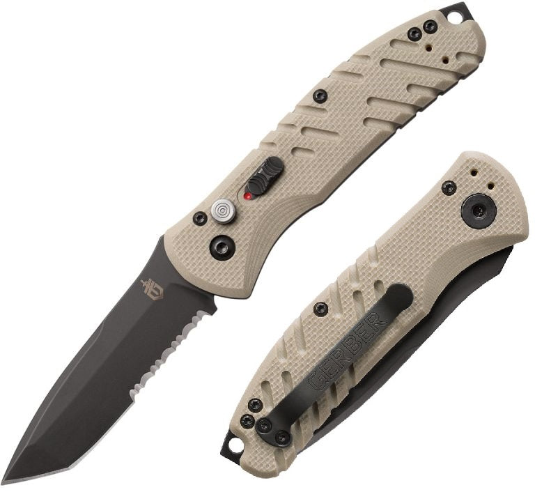 Gerber Propel Downrange Folding Automatic Knife 3.5" CPM S30V Steel Blade G10 Handle 0717 -Gerber - Survivor Hand Precision Knives & Outdoor Gear Store