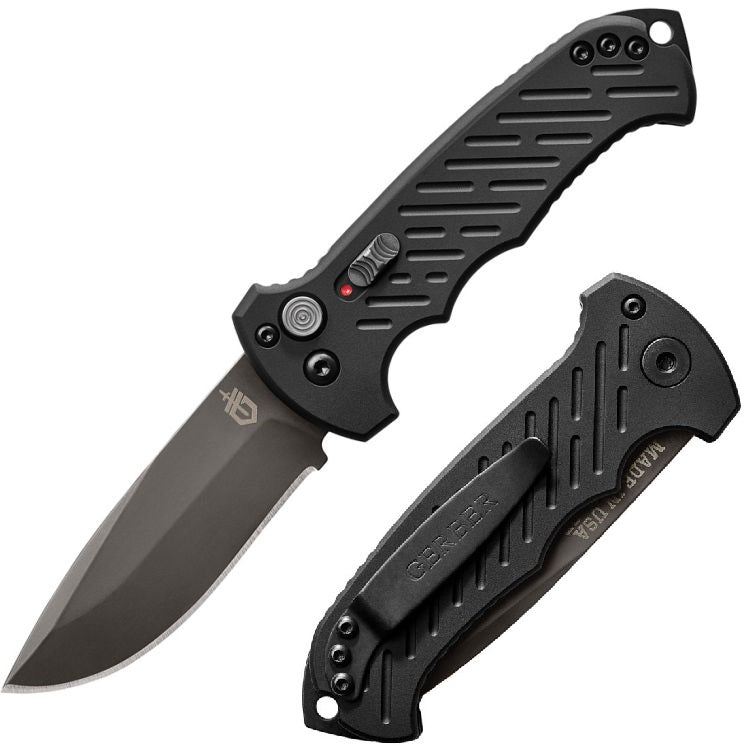 Gerber 06 Button Lock Folding Automatic Knife 3.5" CPM S30V Steel Blade Aluminum Handle 1295 -Gerber - Survivor Hand Precision Knives & Outdoor Gear Store