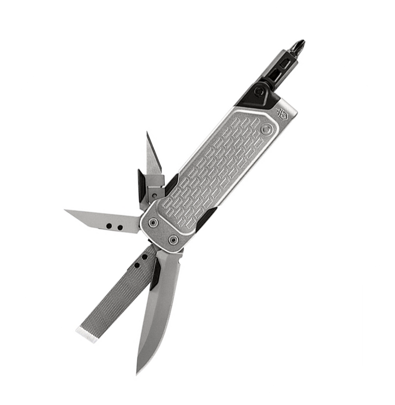 Gerber Lockdown Driver Pocket Knife 2.5" Part Serrated Stainless Blades Silver Aluminum Handle 1591 -Gerber - Survivor Hand Precision Knives & Outdoor Gear Store