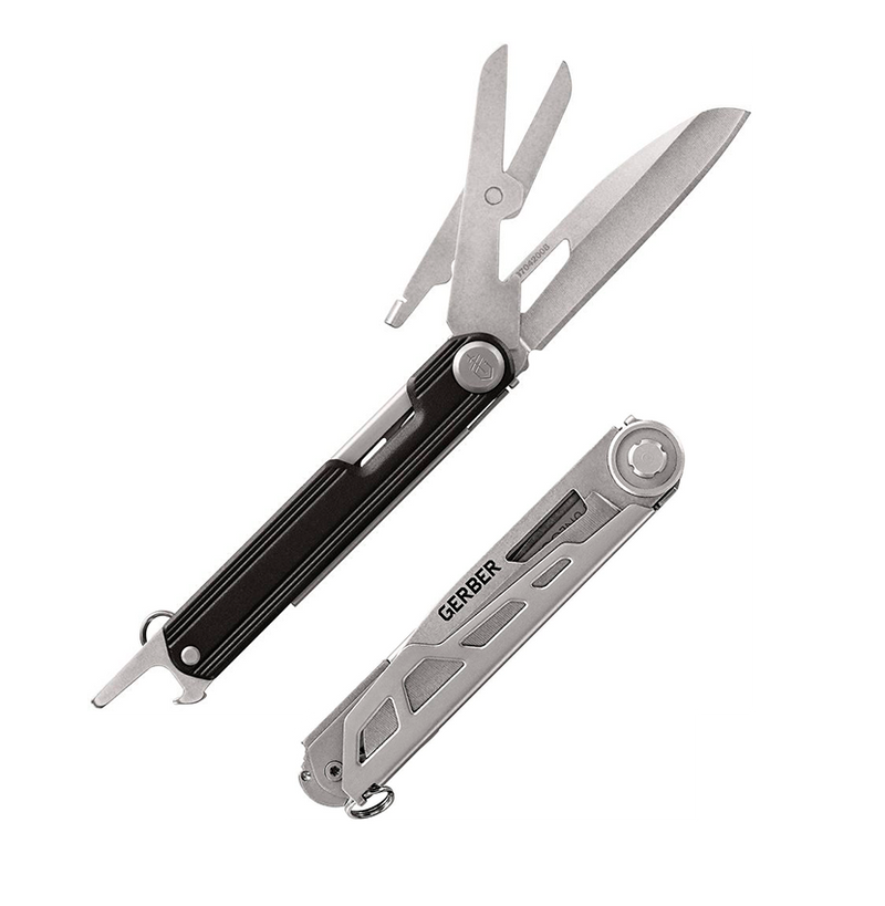 Gerber Armbar Slim Cut Onix Pocket Knife 2.5" Locking Blade Black Aluminum Handle 1722 -Gerber - Survivor Hand Precision Knives & Outdoor Gear Store
