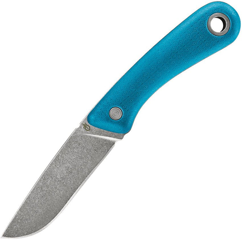 Gerber Spine Fixed Knife 3.75" 7Cr17MoV Steel Full Tang Blade Blue Rubber Handle 1498 -Gerber - Survivor Hand Precision Knives & Outdoor Gear Store