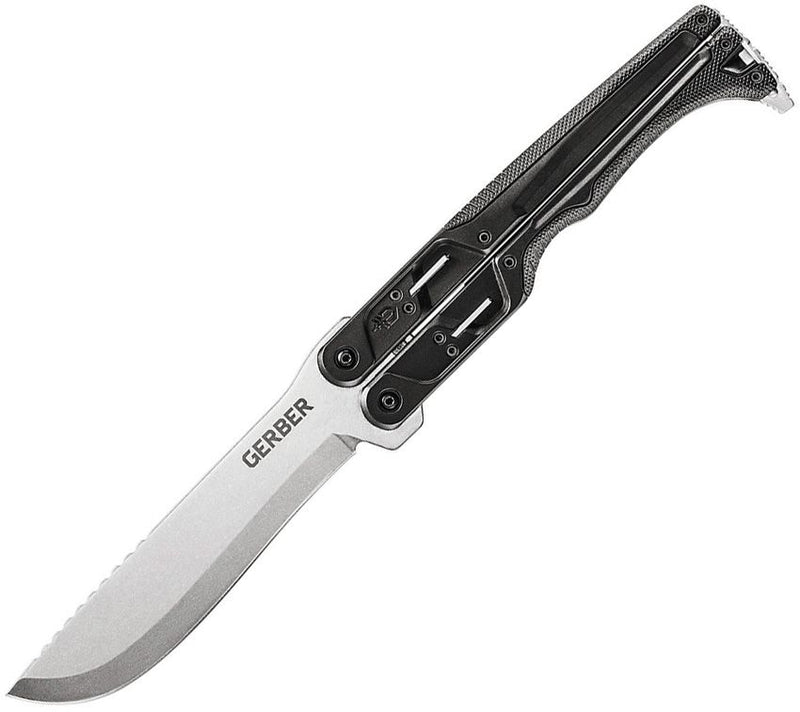 Gerber Doubledown Machete Fixed Knife 7" 420HC Steel Blade Black Stainless Handle 1536 -Gerber - Survivor Hand Precision Knives & Outdoor Gear Store