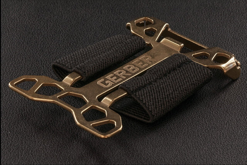 Gerber Barbill Wallet Gold Dimensions: 3.5" x 2.25" Holds Up To 7 Cards. Built In Bottle Opener 1569 -Gerber - Survivor Hand Precision Knives & Outdoor Gear Store