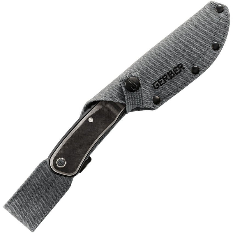 Gerber Downwind Fixed Knife 4.5" 7Cr17MoV Steel Drop Point Blade Black And Gray G10 Handle 930 -Gerber - Survivor Hand Precision Knives & Outdoor Gear Store