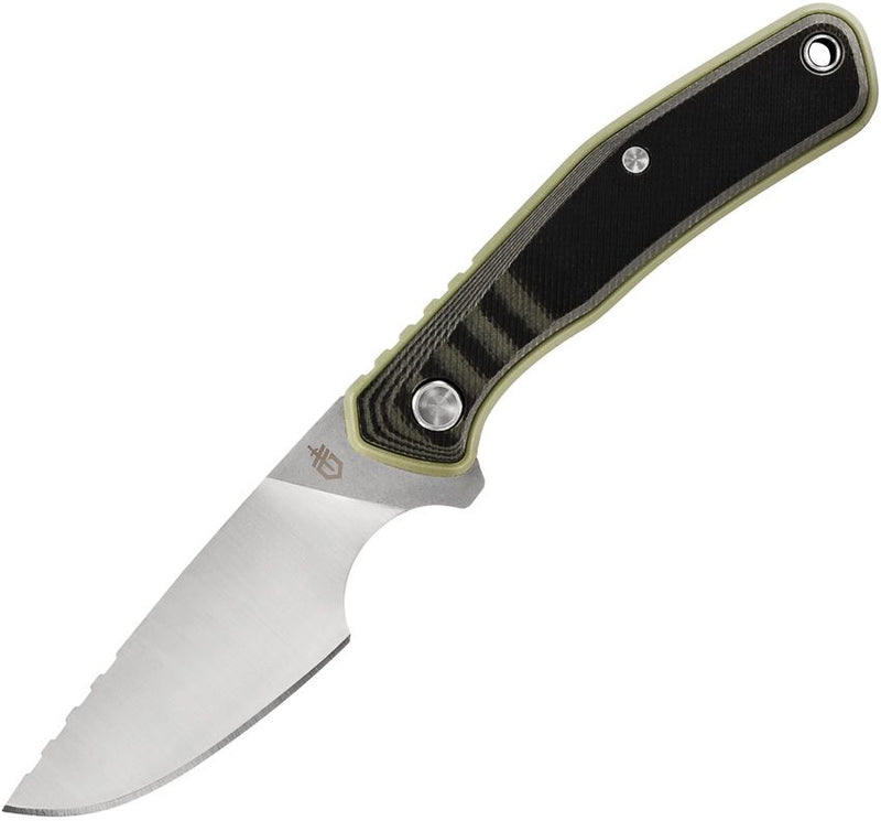 Gerber Downwind Fixed Knife 3.25" Stainless Steel Blade Black And Green G10 Handle 932 -Gerber - Survivor Hand Precision Knives & Outdoor Gear Store