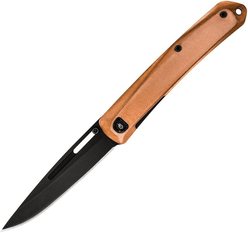 Gerber Affinity Framelock Folding Knife 3.5" 7Cr17MoV Steel Blade Copper Handle 057 -Gerber - Survivor Hand Precision Knives & Outdoor Gear Store