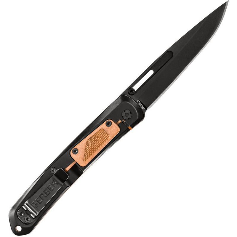 Gerber Affinity Framelock Folding Knife 3.5" 7Cr17MoV Steel Blade Copper Handle 057 -Gerber - Survivor Hand Precision Knives & Outdoor Gear Store