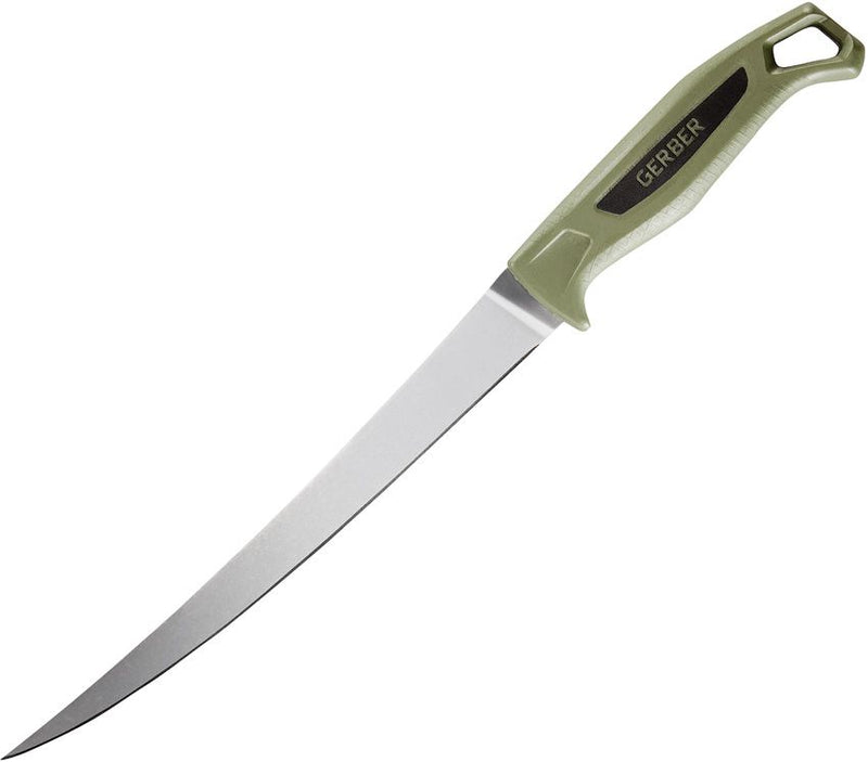 Gerber Ceviche Fixed Knife 9" 5Cr15MoV Steel Fillet Blade Green Polypropylene Handle 133 -Gerber - Survivor Hand Precision Knives & Outdoor Gear Store