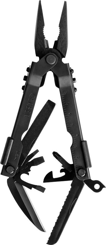 Gerber Multi-Plier 600 Basic Black Stainless Steel Handles And Tools W/ Nylon Pouch 7550 -Gerber - Survivor Hand Precision Knives & Outdoor Gear Store