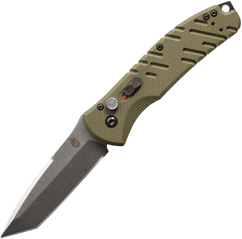 Gerber Propel Plunge Lock Folding Automatic Knife 3.5" CPM S30V Stainless Steel Blade OD Green G10 Handle -Gerber - Survivor Hand Precision Knives & Outdoor Gear Store