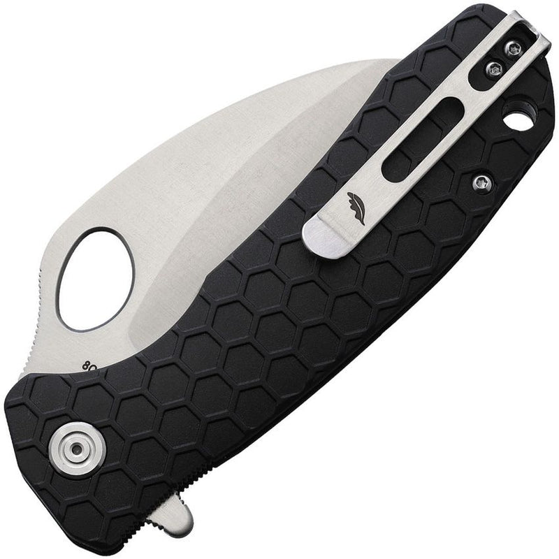 Honey Badger Knives Linerlock Folding Knife 3.38" 8Cr13MoV Steel Claw Blade Black Textured GRN Handle 1101 -Honey Badger Knives - Survivor Hand Precision Knives & Outdoor Gear Store