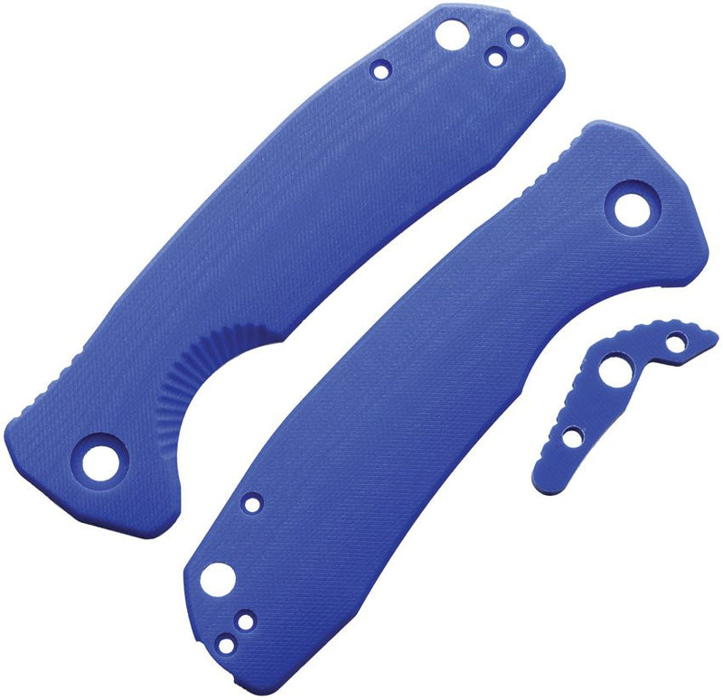 Honey Badger Knives Large Liner Handle Set Blue G10 Construction And Only Compatible With Brand 4019 -Honey Badger Knives - Survivor Hand Precision Knives & Outdoor Gear Store