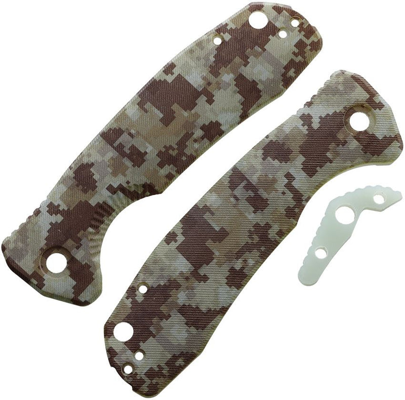 Honey Badger Knives Large Liner Handle Set Camo G10 Construction And Only Compatible With Brand 4022 -Honey Badger Knives - Survivor Hand Precision Knives & Outdoor Gear Store