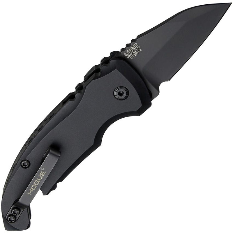 Hogue A01 Microswitch Folding Automatic Knife 2" CPM-154 Steel Blade Black Aluminum Handle 24146 -Hogue - Survivor Hand Precision Knives & Outdoor Gear Store