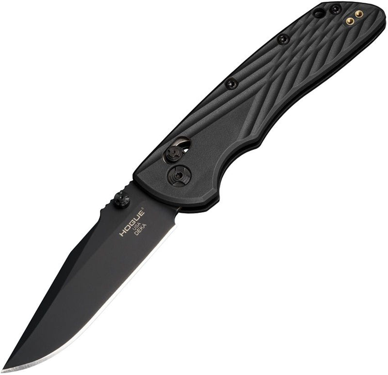 Hogue Deka ABLE Lock Folding Knife 3.25" CPM MagnaCut Steel Blade Black Polymer Handle 24376 -Hogue - Survivor Hand Precision Knives & Outdoor Gear Store