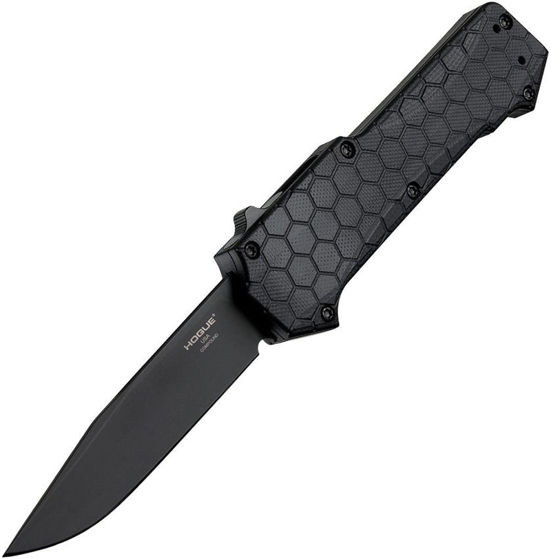 Hogue Compound OTF Folding Automatic Knife 3.5" CPM S30V Steel Blade Black G10 Handle 34036 -Hogue - Survivor Hand Precision Knives & Outdoor Gear Store