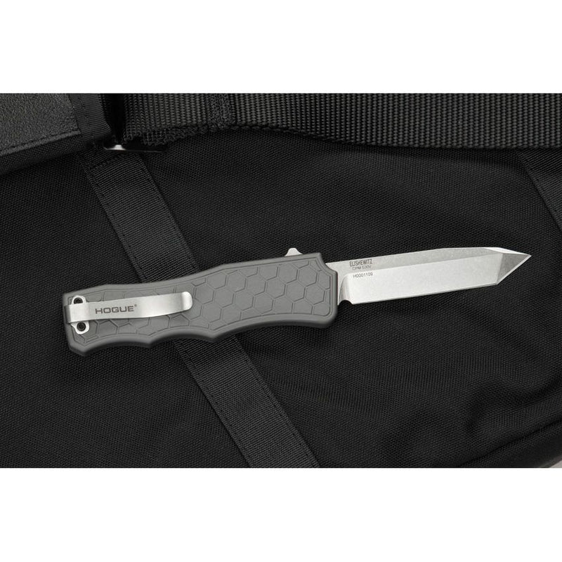 Hogue Exploit Out-The-Front Folding Automatic Knife 3.5" CPM S30V Steel Blade Aluminum Handle 34042 -Hogue - Survivor Hand Precision Knives & Outdoor Gear Store