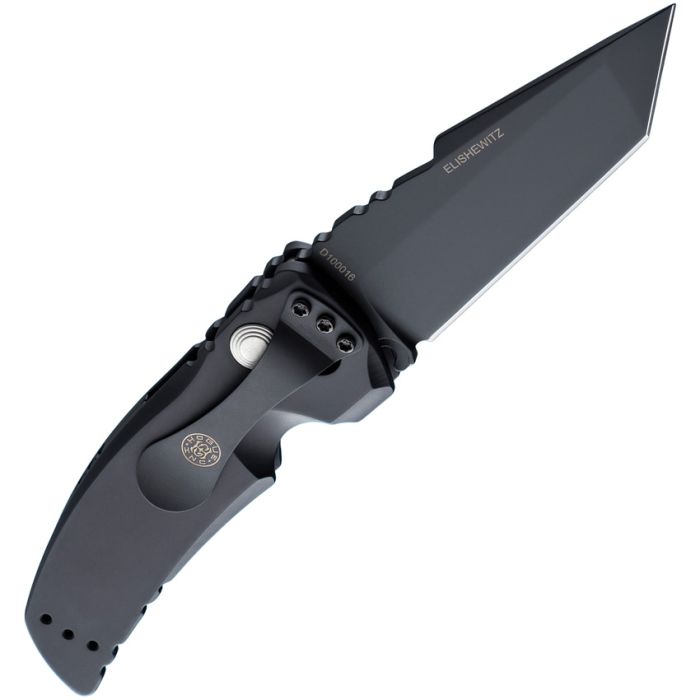 Hogue Ex-A01 Button Lock Folding Automatic Knife 3.5" 154CM Steel Blade Aluminum Handle 34120 -Hogue - Survivor Hand Precision Knives & Outdoor Gear Store