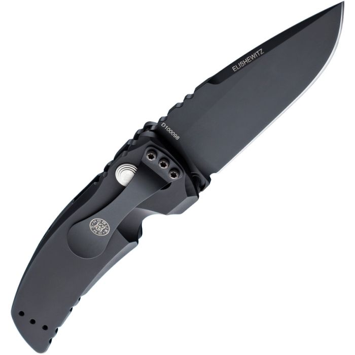 Hogue Ex-A01 Button Lock Folding Automatic Knife 3.5" 154CM Steel Blade Aluminum Handle 34130 -Hogue - Survivor Hand Precision Knives & Outdoor Gear Store