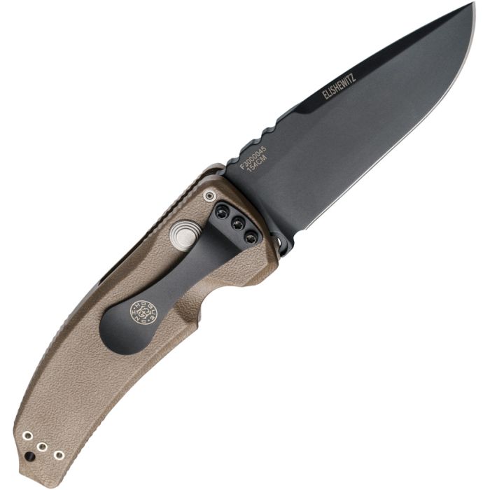 Hogue Ex-A03 Button Lock Folding Automatic Knife 3.5" 154CM Steel Blade Polymer Handle 34333 -Hogue - Survivor Hand Precision Knives & Outdoor Gear Store