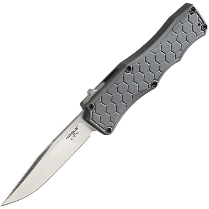 Hogue Exploit Out-The-Front Folding Automatic Knife 3.5" CPM S30V Steel Blade Aluminum Handle 34052 -Hogue - Survivor Hand Precision Knives & Outdoor Gear Store