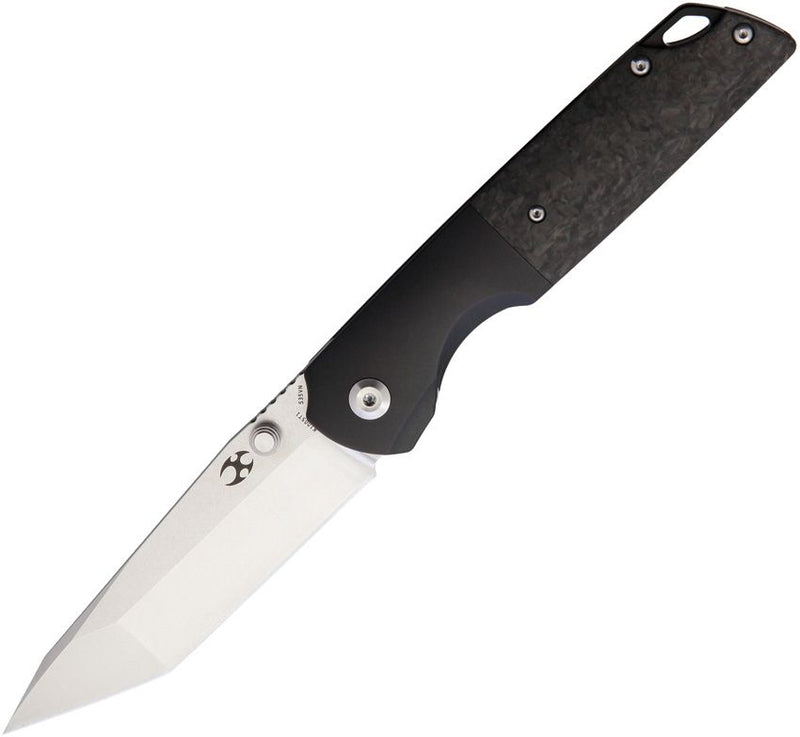 Kansept Warrior Folding Knife 3.5" CPM S35VN Steel Tanto Blade Titanium Handle 1005T1 -Kansept Knives - Survivor Hand Precision Knives & Outdoor Gear Store