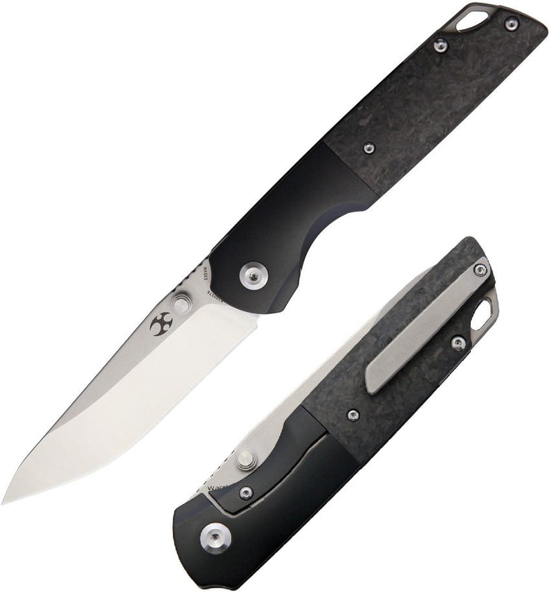Kansept Knives Warrior Folding Knife 3.5" CPM S35VN Steel Blade Titanium/Carbon Fiber Handle 1005T6 -Kansept Knives - Survivor Hand Precision Knives & Outdoor Gear Store