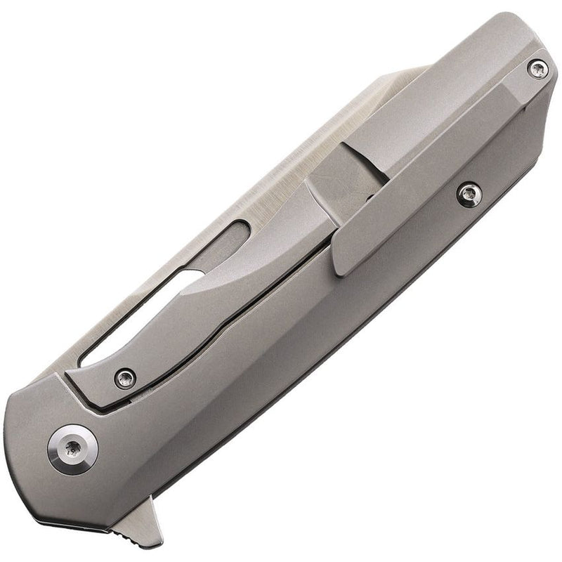 Kansept Knives Shard Folding Knife 3.5" CPM S35VN Steel Blade Gray Titanium Handle 1006A -Kansept Knives - Survivor Hand Precision Knives & Outdoor Gear Store