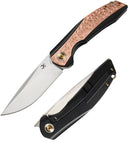 Kansept Accipiter Folding Knife 3.63" S35VN Steel Blade Titanium/Copper Handle 1007A3 -Kansept Knives - Survivor Hand Precision Knives & Outdoor Gear Store