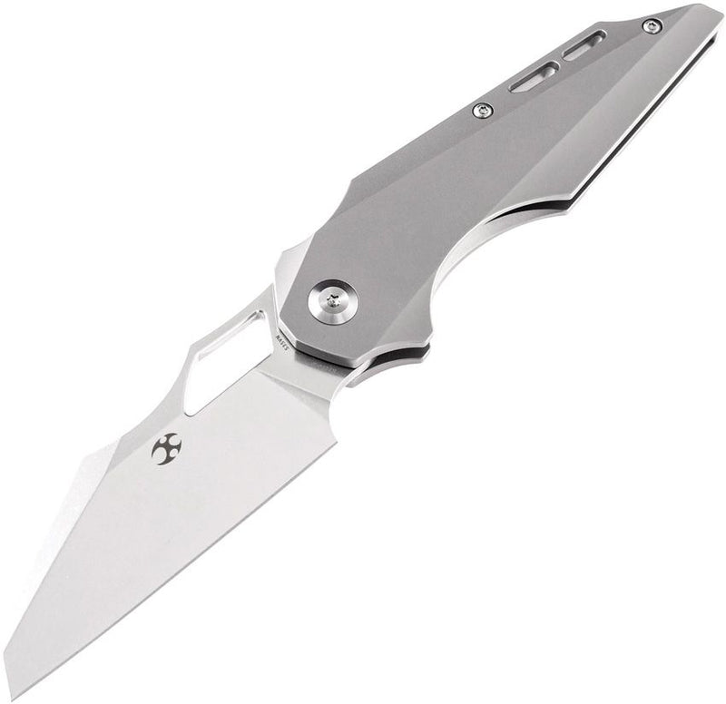 Kansept Knives Genesis Folding Knife 3.5" CPM S35VN Steel Blade Gray Titanium Handle 1010A1 -Kansept Knives - Survivor Hand Precision Knives & Outdoor Gear Store