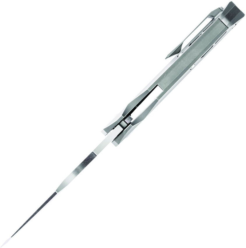 Kansept Knives Genesis Folding Knife 3.5" CPM S35VN Steel Blade Gray Titanium Handle 1010A1 -Kansept Knives - Survivor Hand Precision Knives & Outdoor Gear Store