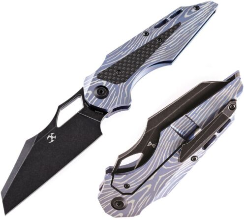 Kansept Knives Genesis Folding Knife 3.5" CPM S35VN Steel Blade Titanium/Carbon Fiber Handle 1010A4 -Kansept Knives - Survivor Hand Precision Knives & Outdoor Gear Store