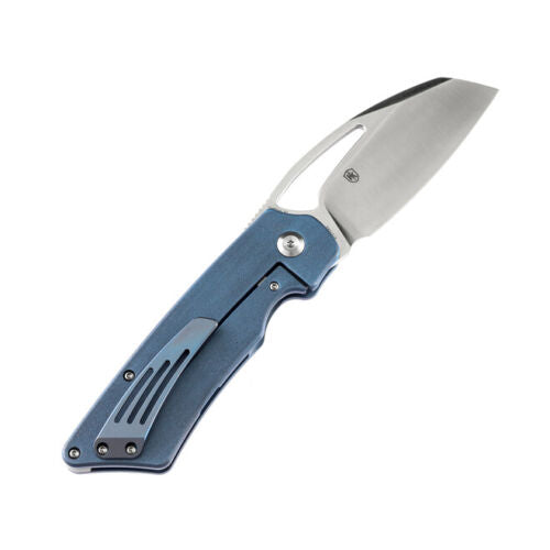 Kansept Knives Goblin XL Folding Knife 3.5" CPM S35VN Steel Blade Blue Titanium Handle 1016A5 -Kansept Knives - Survivor Hand Precision Knives & Outdoor Gear Store