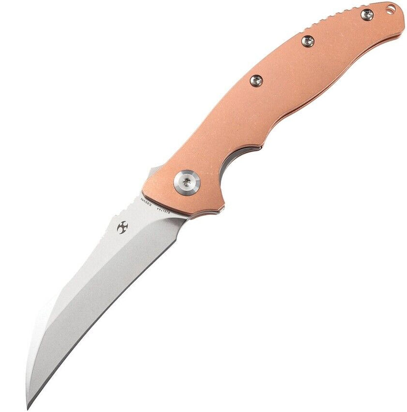 Kansept Knives Copperhead Folding Knife 3.75" CPM S35VN Steel Blade Copper Handle 1017A4 -Kansept Knives - Survivor Hand Precision Knives & Outdoor Gear Store