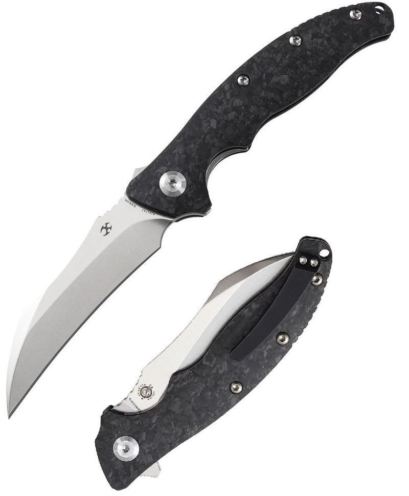 Kansept Knives Folding Knife 3.75" CPM-S35VN Steel Blade Carbon Fiber Handle 1017A1 -Kansept Knives - Survivor Hand Precision Knives & Outdoor Gear Store