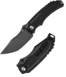 Kansept Knives Pelican EDC Folding Knife 3" S35VN Steel Blade Black Titanium Handle 1018A2 -Kansept Knives - Survivor Hand Precision Knives & Outdoor Gear Store