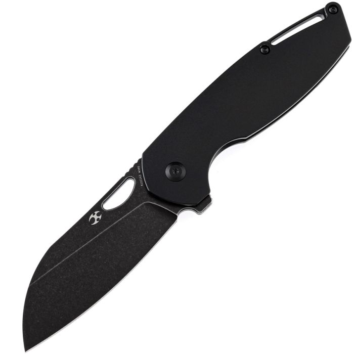 Kansept Knives Model 6 Folding Knife 3.25" Bohler M390 Steel Blade Black Titanium Handle 1022A3 -Kansept Knives - Survivor Hand Precision Knives & Outdoor Gear Store