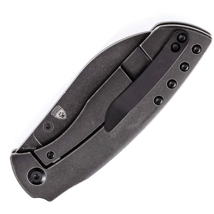 Kansept Knives Convict Frame Folding Knife 3.25" S35VN Steel Blade Titanium Handle 1023A2 -Kansept Knives - Survivor Hand Precision Knives & Outdoor Gear Store