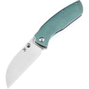 Kansept Knives Convict Folding Knife 3.25" S35VN Steel Blade Green Titanium Handle 1023B3 -Kansept Knives - Survivor Hand Precision Knives & Outdoor Gear Store