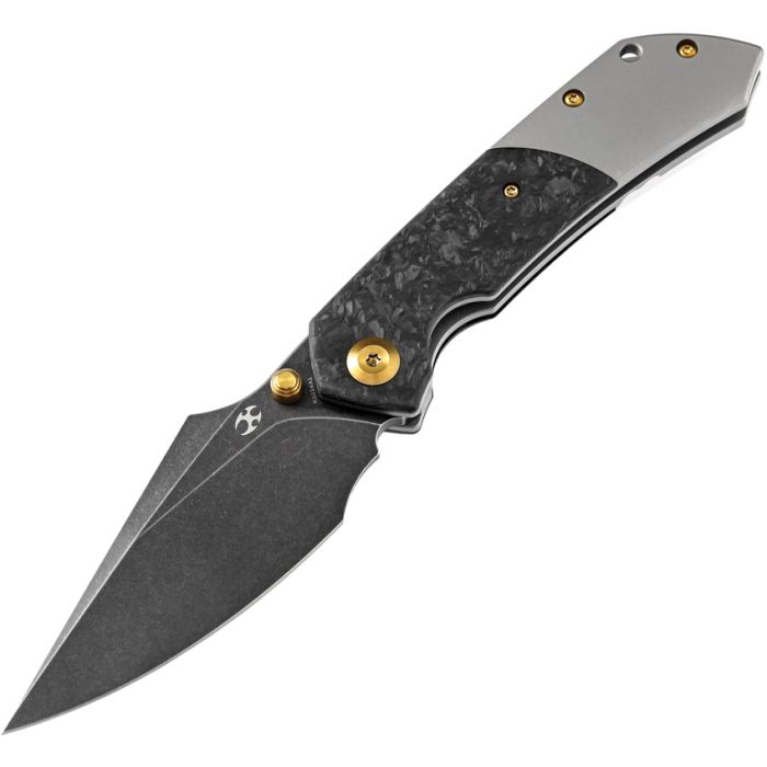 Kansept Knives Fenrir Folding Knife 3.5" CPM S35VN Steel Blade CarbonFiber/Titanium Handle 1034A1 -Kansept Knives - Survivor Hand Precision Knives & Outdoor Gear Store