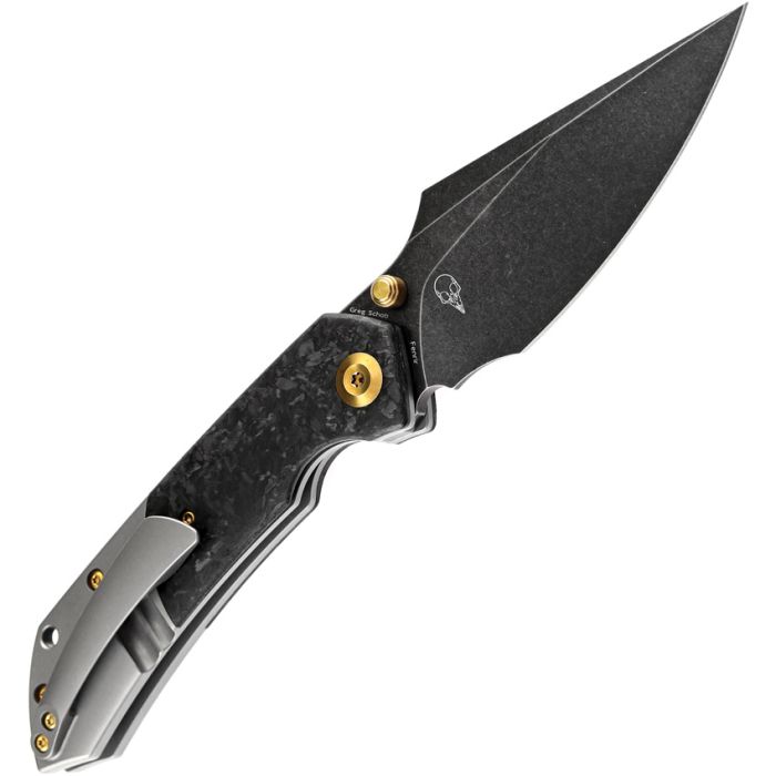 Kansept Knives Fenrir Folding Knife 3.5" CPM S35VN Steel Blade CarbonFiber/Titanium Handle 1034A1 -Kansept Knives - Survivor Hand Precision Knives & Outdoor Gear Store