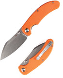 Kansept Knives Nesstreet Folding Knife 3.5" CPM S35VN Steel Blade Orange G10 Handle 1039A5 -Kansept Knives - Survivor Hand Precision Knives & Outdoor Gear Store