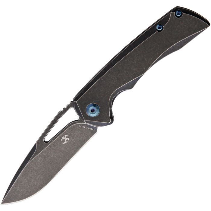 Kansept Knives Mini Kyro Folding Knife 2.75" CPM S35VN Steel Blade Gray Titanium Handle 2001B3 -Kansept Knives - Survivor Hand Precision Knives & Outdoor Gear Store