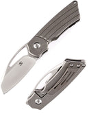 Kansept Knives Goblin Folding Knife 2.25" CPM S35VN Steel Blade Bronzed Titanium Handle 2016A5 -Kansept Knives - Survivor Hand Precision Knives & Outdoor Gear Store