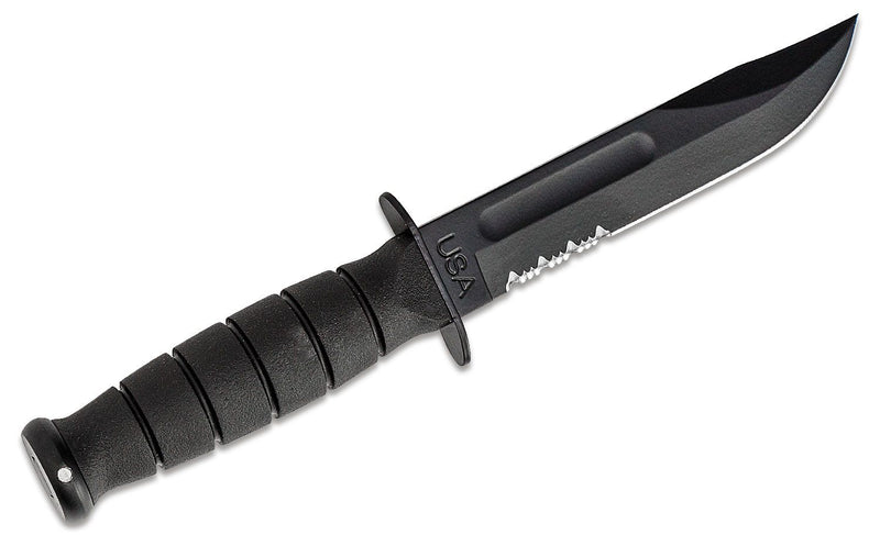 KA-BAR Short Fixed Knife 5.25" 1095HC Steel Blade Rubber G Thermoplastic Elastomer Handle 1257 -Ka-Bar - Survivor Hand Precision Knives & Outdoor Gear Store