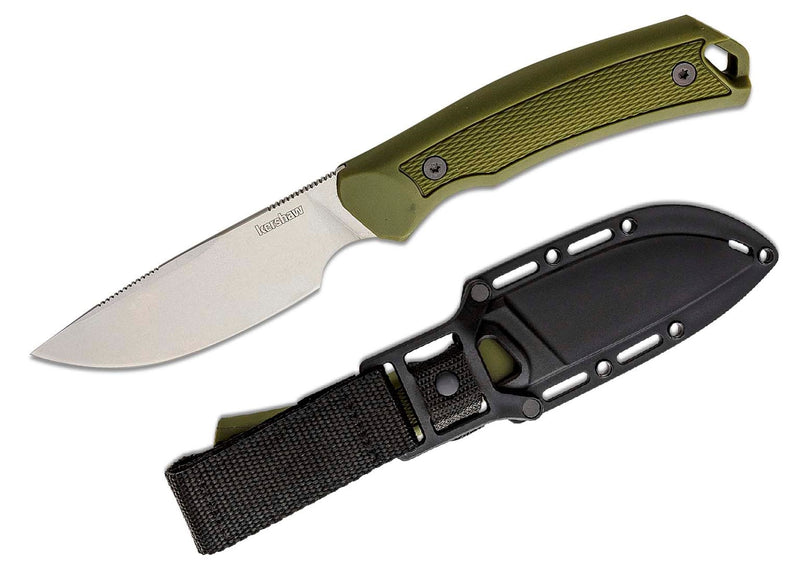 Kershaw Fixed Knife 3.90" D2 Tool Steel Blade Polypropylene With Rubber Handle 1883 -Kershaw - Survivor Hand Precision Knives & Outdoor Gear Store