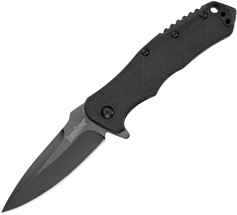 Kershaw RJ Tactical Linerlock Folding Knife 3" 8Cr13MoV Steel Blade Black GRN Handle -Kershaw - Survivor Hand Precision Knives & Outdoor Gear Store