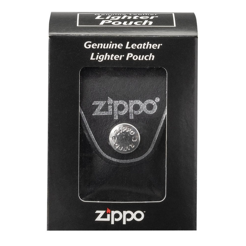Zippo Lighter Pouch Snap Closure Black Leather Construction Made In USA 17050 -Zippo - Survivor Hand Precision Knives & Outdoor Gear Store