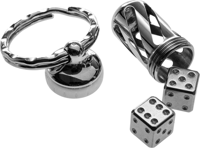 LionSTEEL Acorn Dice Set Of 2 Dimensions 375" X .375 Construction AISI Stainless DDIN -LionSTEEL - Survivor Hand Precision Knives & Outdoor Gear Store