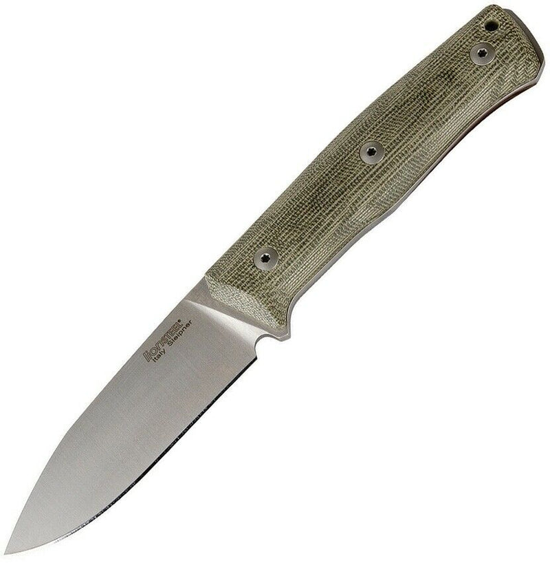 LionSTEEL B35 Fixed Knife 3.5" Sleipner Tool Steel Blade Canvas Micarta Handle B35CVG -LionSTEEL - Survivor Hand Precision Knives & Outdoor Gear Store